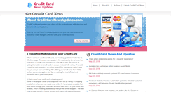 Desktop Screenshot of creditcardnewsupdates.com