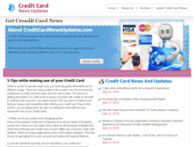 Tablet Screenshot of creditcardnewsupdates.com